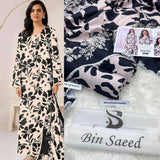 Sapphire Digital Printed Khaddar 3-Piece Unstitched Suit - Winter Elegance