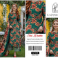 Sapphire Digital Printed Khaddar 3-Piece Unstitched Suit - Winter Elegance