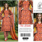 Sapphire Digital Printed Khaddar 3-Piece Unstitched Suit - Winter Elegance