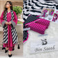 Sapphire Digital Printed Khaddar 3-Piece Unstitched Suit - Winter Elegance