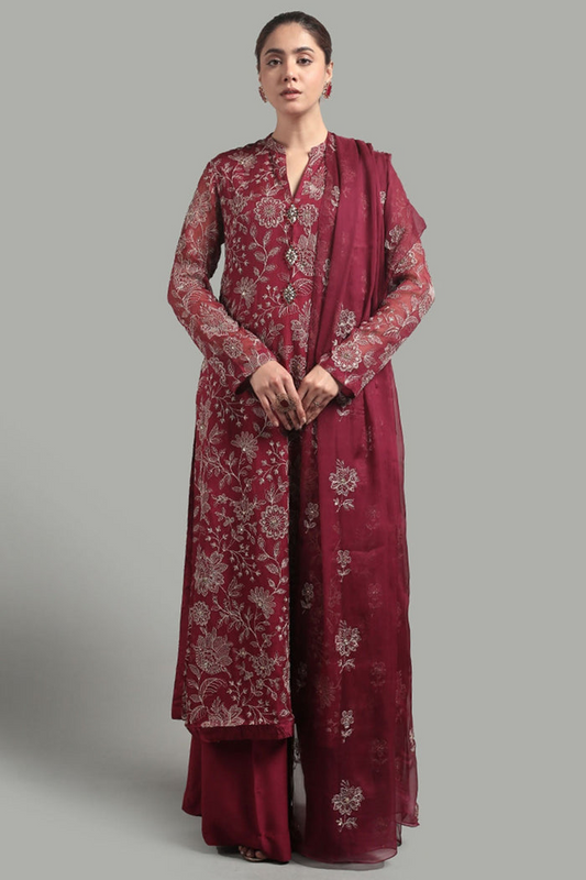 Bareeze Premium Dhanak Embroidery Set