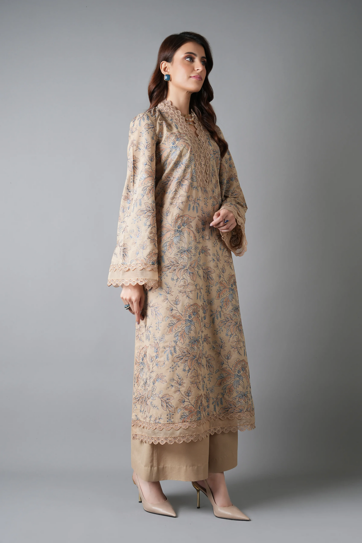 Bareeze Premium Dhanak Embroidery Suit