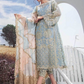 Agha Noor Organza Luxury Embroidered Suit